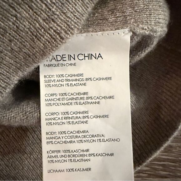 Club Monaco Cowl Neck Cashmere Sweater - Picture 6 of 9